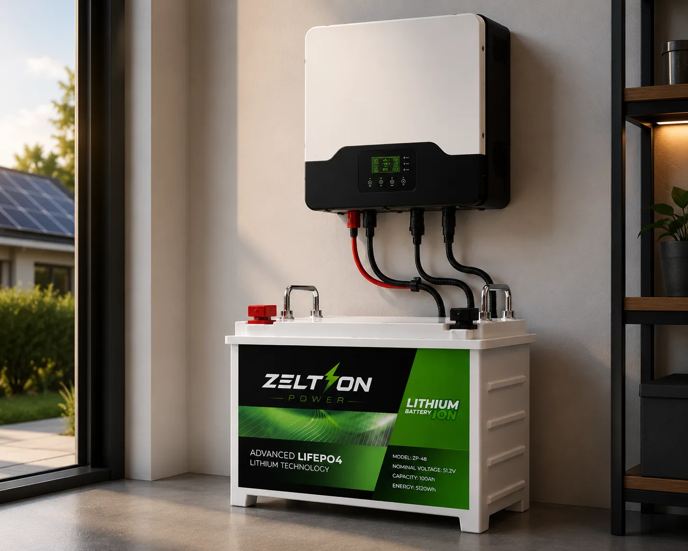 Zeltron Power Inverter combos lithium battery
