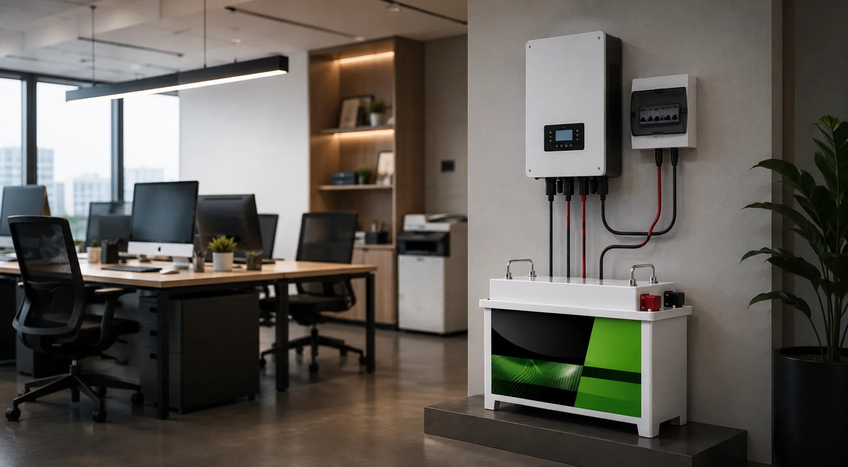 Commercial Power Backup: Zeltron Power lithium battery solution